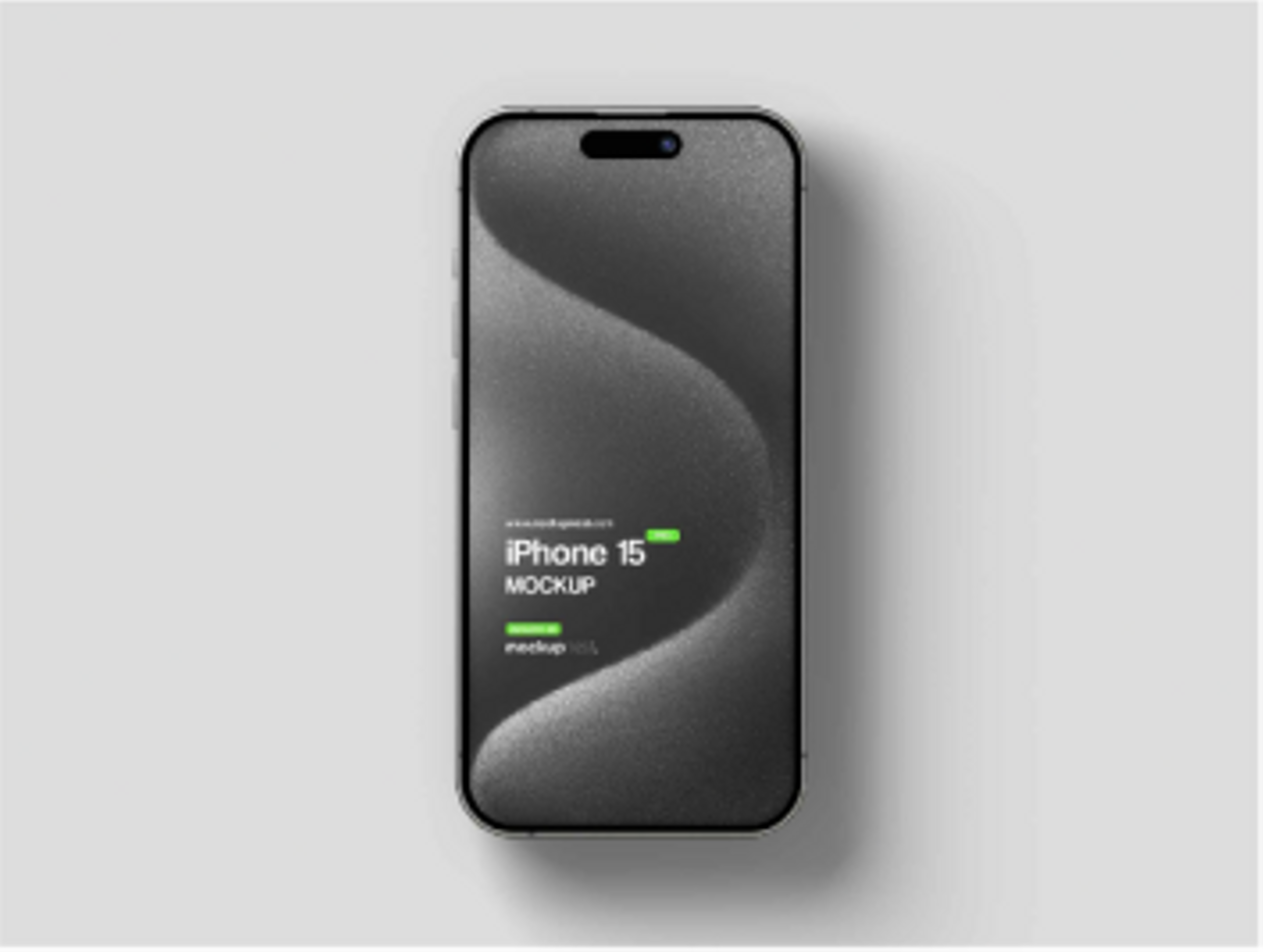 iPhone 15 Pro Mockup